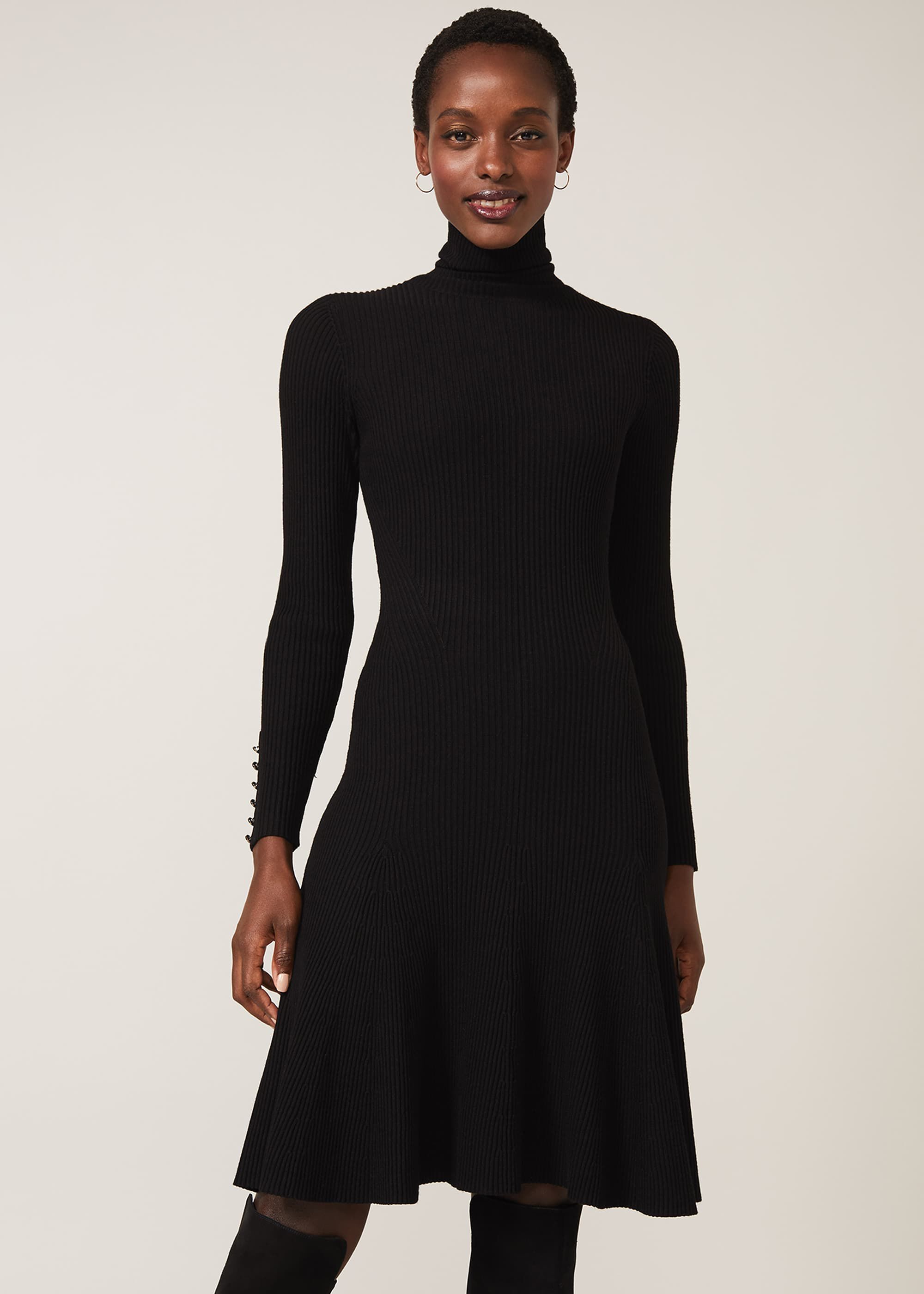 Kai Knitted Roll Neck Dress | Phase Eight